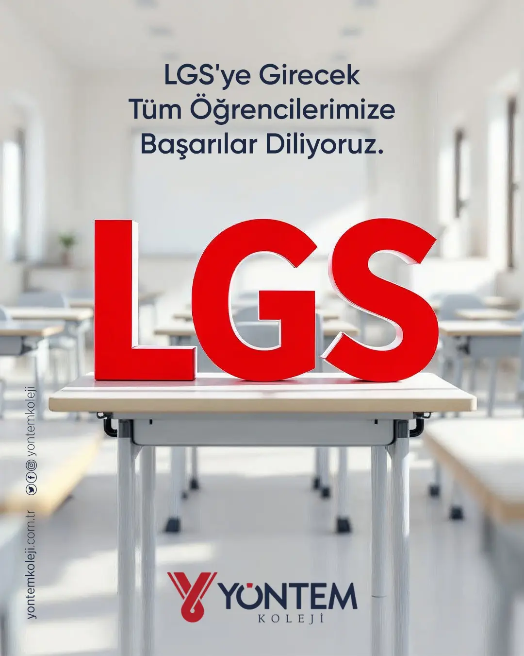 LGS'ye Girecek Tüm Öğrencilerimize Başarılar Dileriz.